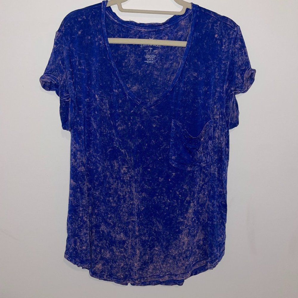 AE Oversized Soft & Sexy V-Neck Pocket T-Shirt